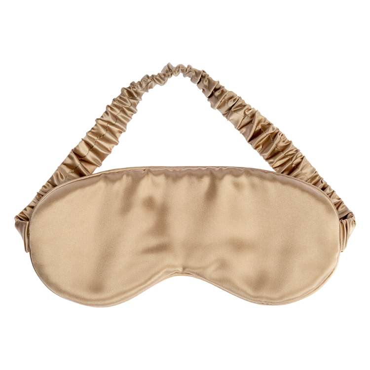 Маска для сна из натурального шелка бежевого цвета из коллекции essential Tkano TK24-MSK0001