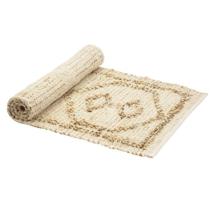 Ковер из джута и переработанного хлопка kolkata из коллекции ethnic, 70x160см Tkano TK23-DR0018