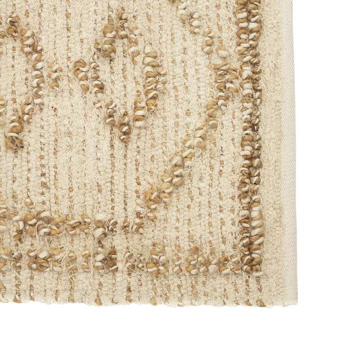 Ковер из джута и переработанного хлопка kolkata из коллекции ethnic, 70x160см Tkano TK23-DR0018