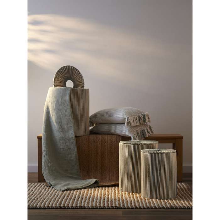 Корзина плетеная dholak mint из коллекции ethnic, размер s Tkano TK24-ST_BA0036