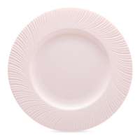 Тарелка обеденная Decor de table Рассвет 27 см, рельеф, фарфор, розовая