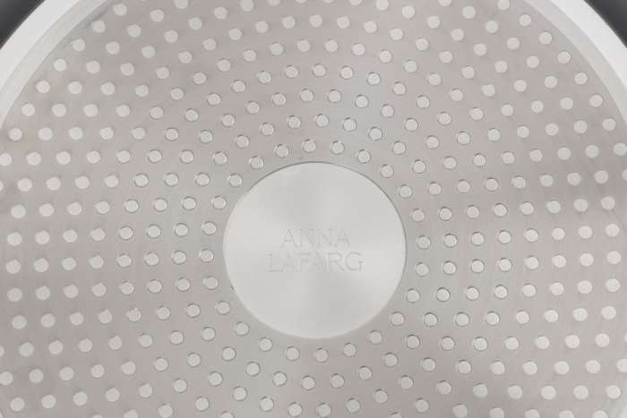 Сковорода, 28 см, с покрытием, алюминий, серо-черная, Robust ANNA LAFARG ANLAF-CNA1025-3