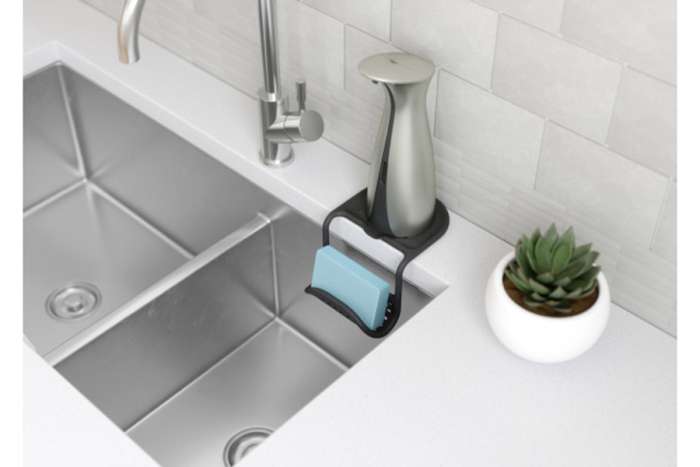 Органайзер для раковины с полкой caddy, черный UMBRA 1012330-040