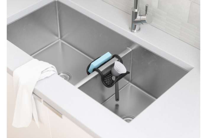 Органайзер для раковины с полкой caddy, черный UMBRA 1012330-040