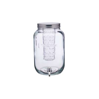 Диспенсер стеклянный для напитков объемом 7,5 л KC Kitchen Craft KCHMGLSJARINF