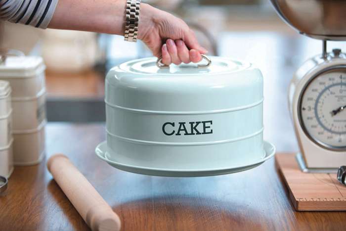 Тортовница с крышкой Living Nostalgia Blue KITCHEN CRAFT LNCTBLU