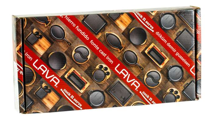 Сковорода порционная на подставке LAVA d16 см, 0,2 л, чугун, бук