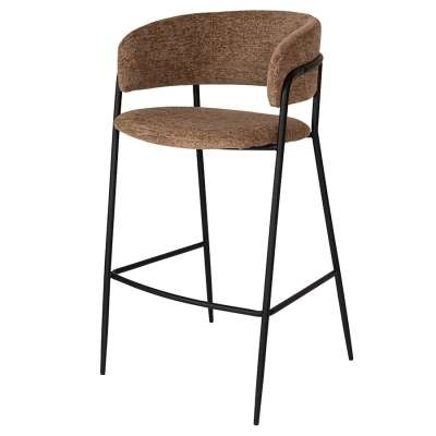 Стул барный helning, мягкий шенилл, светло-коричневый Bergenson Bjorn BB0001045