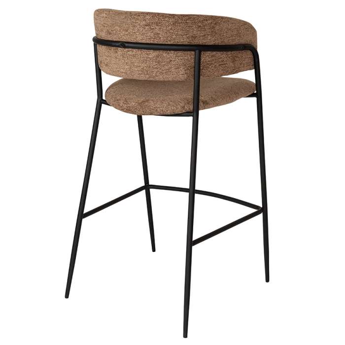 Стул барный helning, мягкий шенилл, светло-коричневый Bergenson Bjorn BB0001045