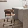 Стул барный helning, мягкий шенилл, светло-коричневый Bergenson Bjorn BB0001045