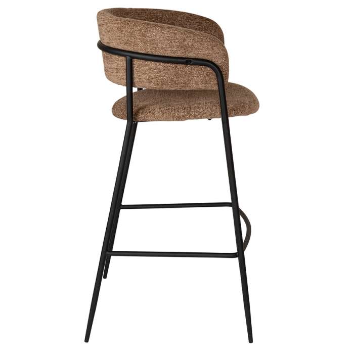 Стул барный helning, мягкий шенилл, светло-коричневый Bergenson Bjorn BB0001045