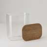 Банка для хранения прямоугольная glass acacia, 950 мл Smart Solutions SS0000342