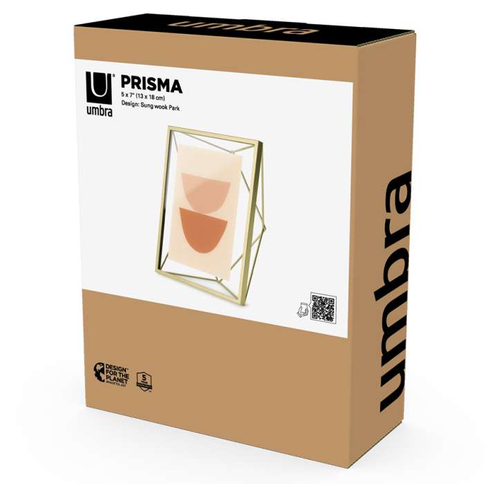 Фоторамка prisma, 13х18, золотистая UMBRA 313015-221