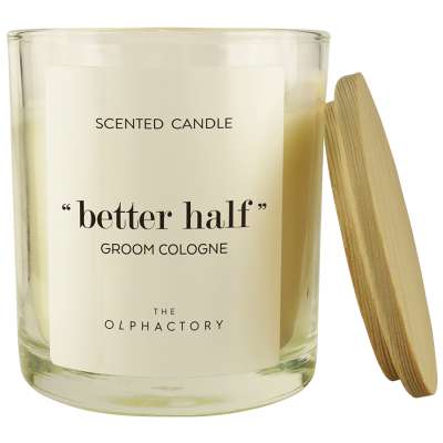 Свеча ароматическая the olphactory, better half, groom cologne, 40 ч Ambientair VV401GCTO