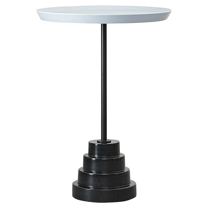 Столик кофейный sustainable collection, D38 см, серо-голубой/черный Bergenson Bjorn BB0000146