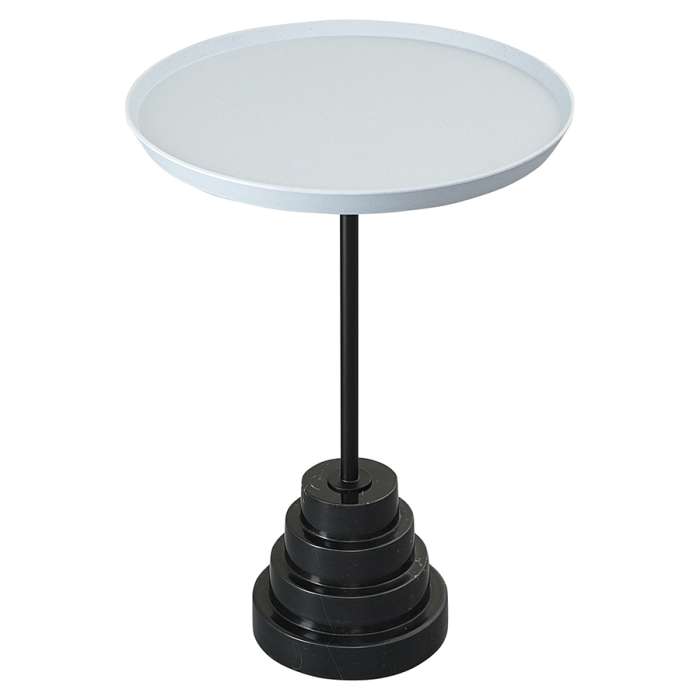 Столик кофейный sustainable collection, D38 см, серо-голубой/черный Bergenson Bjorn BB0000146