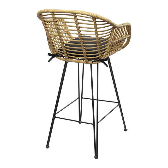 Стул полубарный vetle bent, ротанг Bergenson Bjorn BB0000820