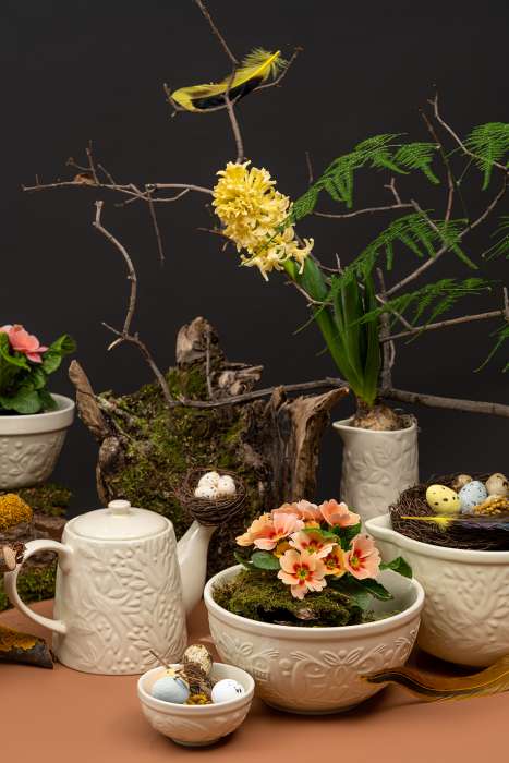 Миска для смешивания birds of paradise, 1,5 л, кремовая Liberty Jones CZ-LJ-MBW-CR-1.5