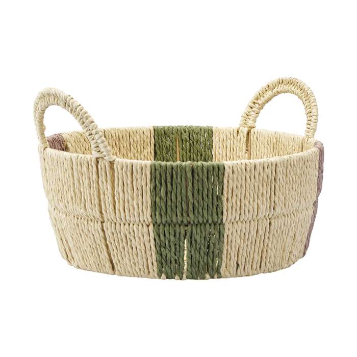 Корзина плетеная круглая bodhran nature из коллекции ethnic, размер m Tkano TK24-ST_BA0023