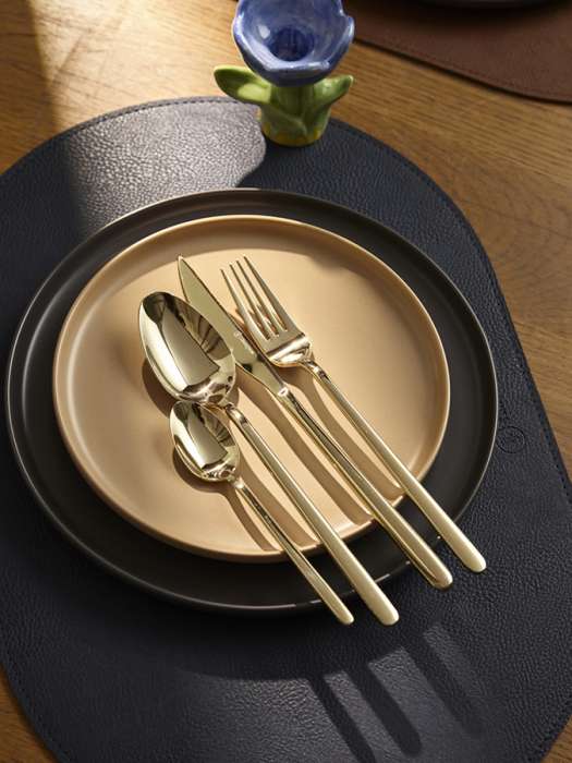 Набор столовых приборов pure, золотистые глянцевые, 16 пред. Liberty Jones LJ0000419