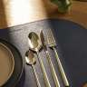 Набор столовых приборов pure, золотистые глянцевые, 16 пред. Liberty Jones LJ0000419