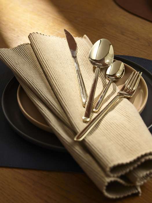 Набор столовых приборов pure, золотистые глянцевые, 16 пред. Liberty Jones LJ0000419