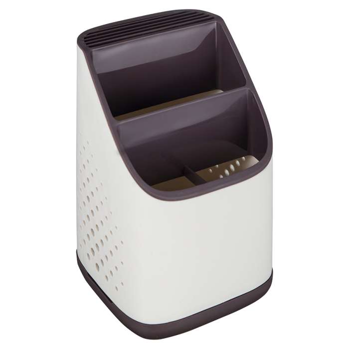 Органайзер для кухонных принадлежностей Ronja, 23х13 см, светло-серый/темно-сливовый SMART SOLUTIONS SS-OKU-SSABS-GRBL