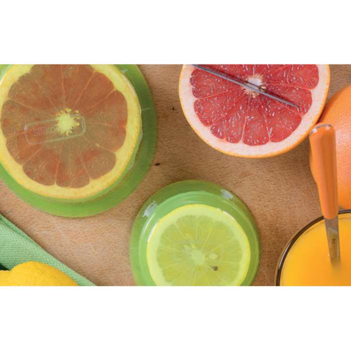 Набор из 2 силиконовых крышек Capflex M зеленый SILIKOMART 25.029.90.0061