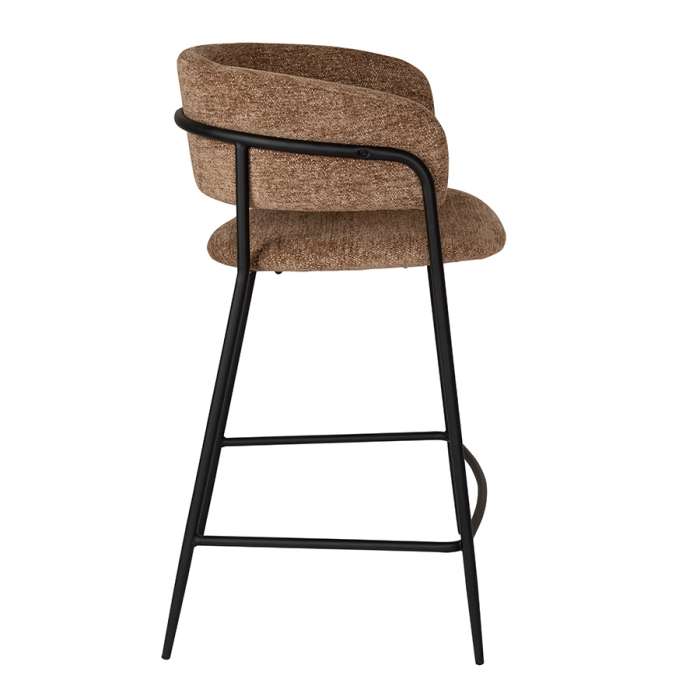 Стул полубарный helning, мягкий шенилл, светло-коричневый Bergenson Bjorn BB0001046