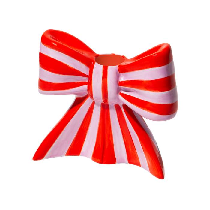Подсвечник bow, 11х12х5 см, красно-белый DOIY DYCAHBOWL