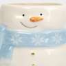 Кружка, 450 мл, керамика, бело-голубая, Снеговик в шарфе, Snowman ANNA LAFARG ANLAF-JIA-220125-6