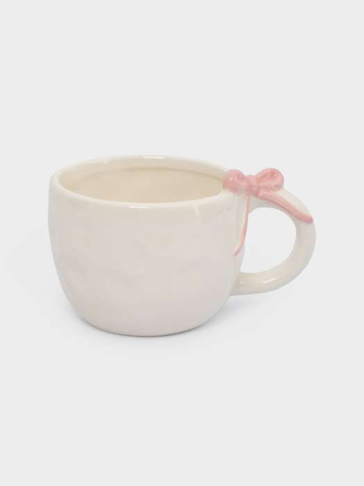 Кружка, 380 мл, керамика, молочная, Бант, Bow ANNA LAFARG ANLAF-FDW-150725
