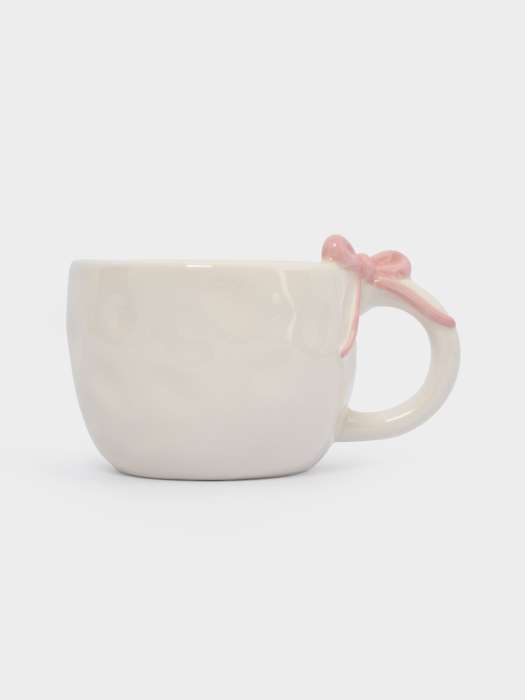 Кружка, 380 мл, керамика, молочная, Бант, Bow ANNA LAFARG ANLAF-FDW-150725