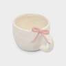 Кружка, 380 мл, керамика, молочная, Бант, Bow ANNA LAFARG ANLAF-FDW-150725