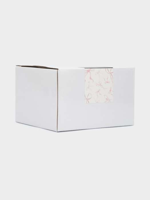 Кружка, 380 мл, керамика, молочная, Бант, Bow ANNA LAFARG ANLAF-FDW-150725