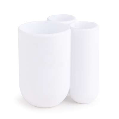 Стакан для зубных щеток touch, белый UMBRA 023271-660