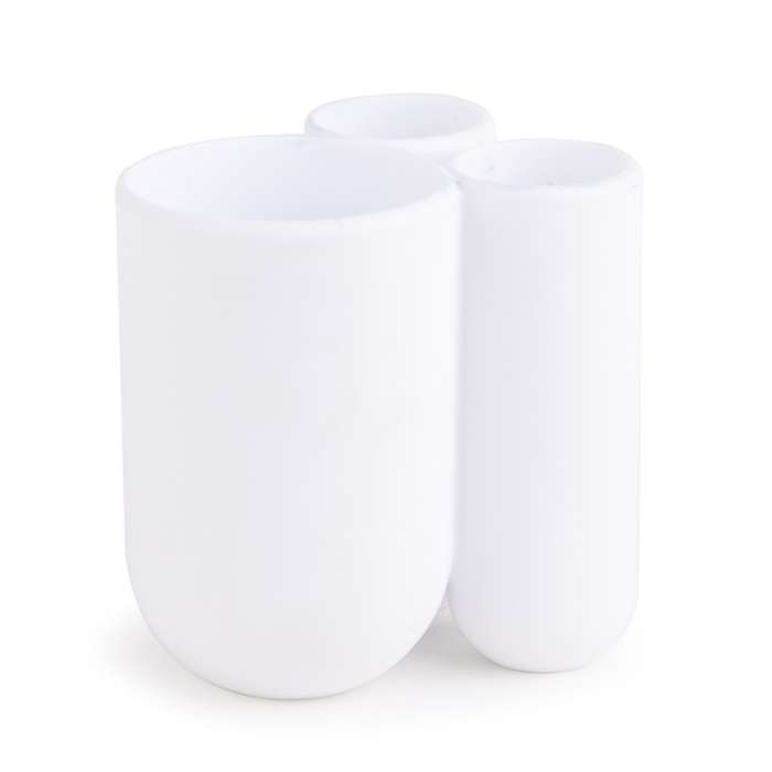 Стакан для зубных щеток touch, белый UMBRA 023271-660