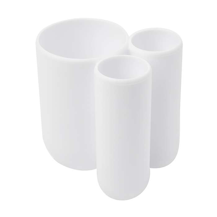 Стакан для зубных щеток touch, белый UMBRA 023271-660