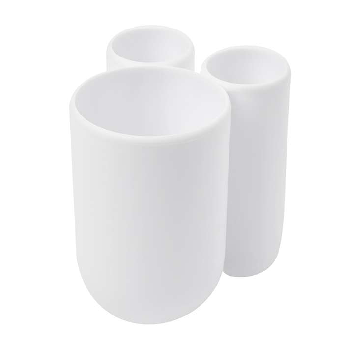 Стакан для зубных щеток touch, белый UMBRA 023271-660