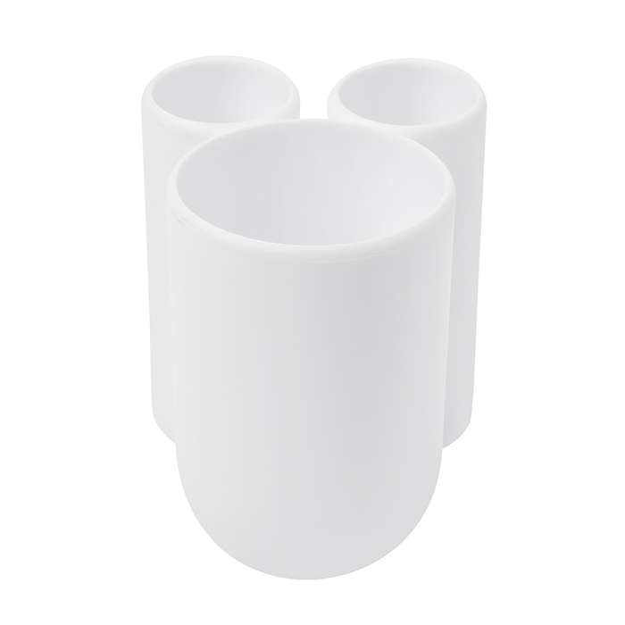 Стакан для зубных щеток touch, белый UMBRA 023271-660