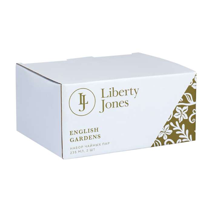 Набор чайных пар english gardens, 235 мл, 2 шт. Liberty Jones LJ0000483