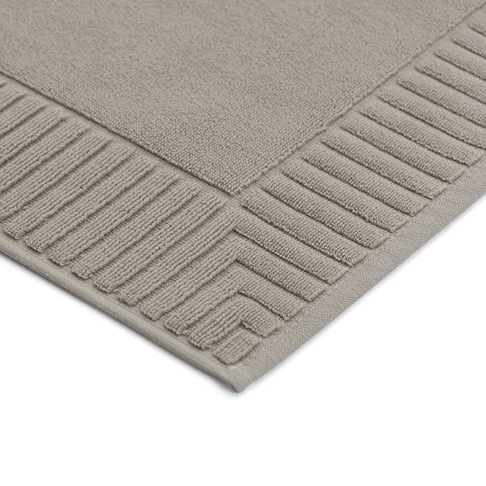Коврик для ванной с фактурным бортиком бежево-серого цвета из коллекции essential, 50х80 см Tkano TK26-BM0003