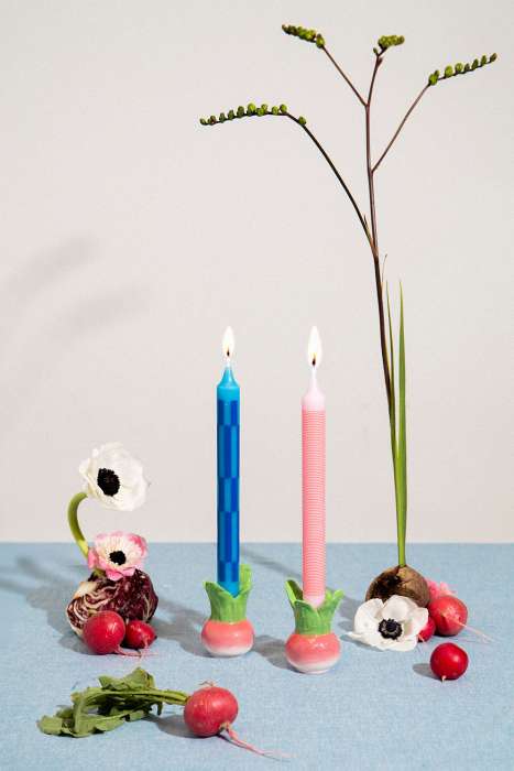 Подсвечник radish, 6,7 x 6,7 x 8,7 см DOIY DYCAHMRDSH