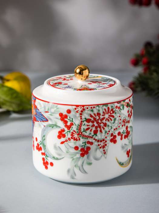 Банка с крышкой Mix&Match Home Счастливая Звезда 10 см, фарфор