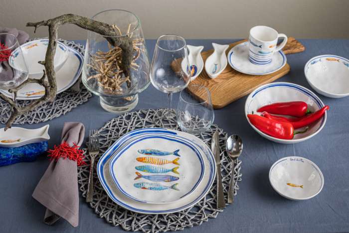 Чашка с блюдцем Морской берег 0.25 мл EASY LIFE EL-R1985/BORD