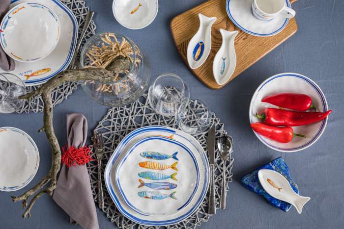 Чашка с блюдцем Морской берег 0.25 мл EASY LIFE EL-R1985/BORD