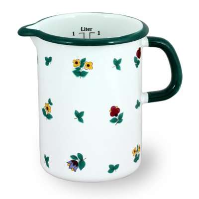 Кружка мерная цилиндрическая с носиком, 10 см, 1 л STREUBLUMEN RIESS 0338-049
