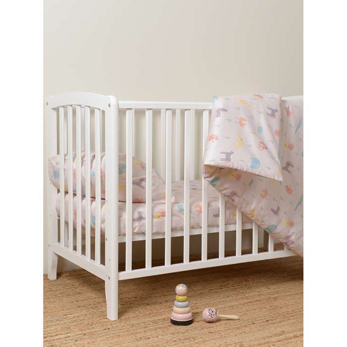 Комплект постельного белья из сатина с принтом animalia world из коллекции tiny world, 150х200 см Tkano TK20-KIDS-DC0013