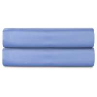 Простыня на резинке из сатина сиреневого цвета из коллекции Essential, 180х200х30 см TKANO TK22-FS0002