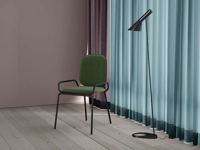 Стул ror, 2 frame, рогожка, черный /зеленый LATITUDE RORCH2FRBKBSKGRN